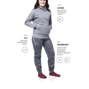 One piece sweatshirt/pants